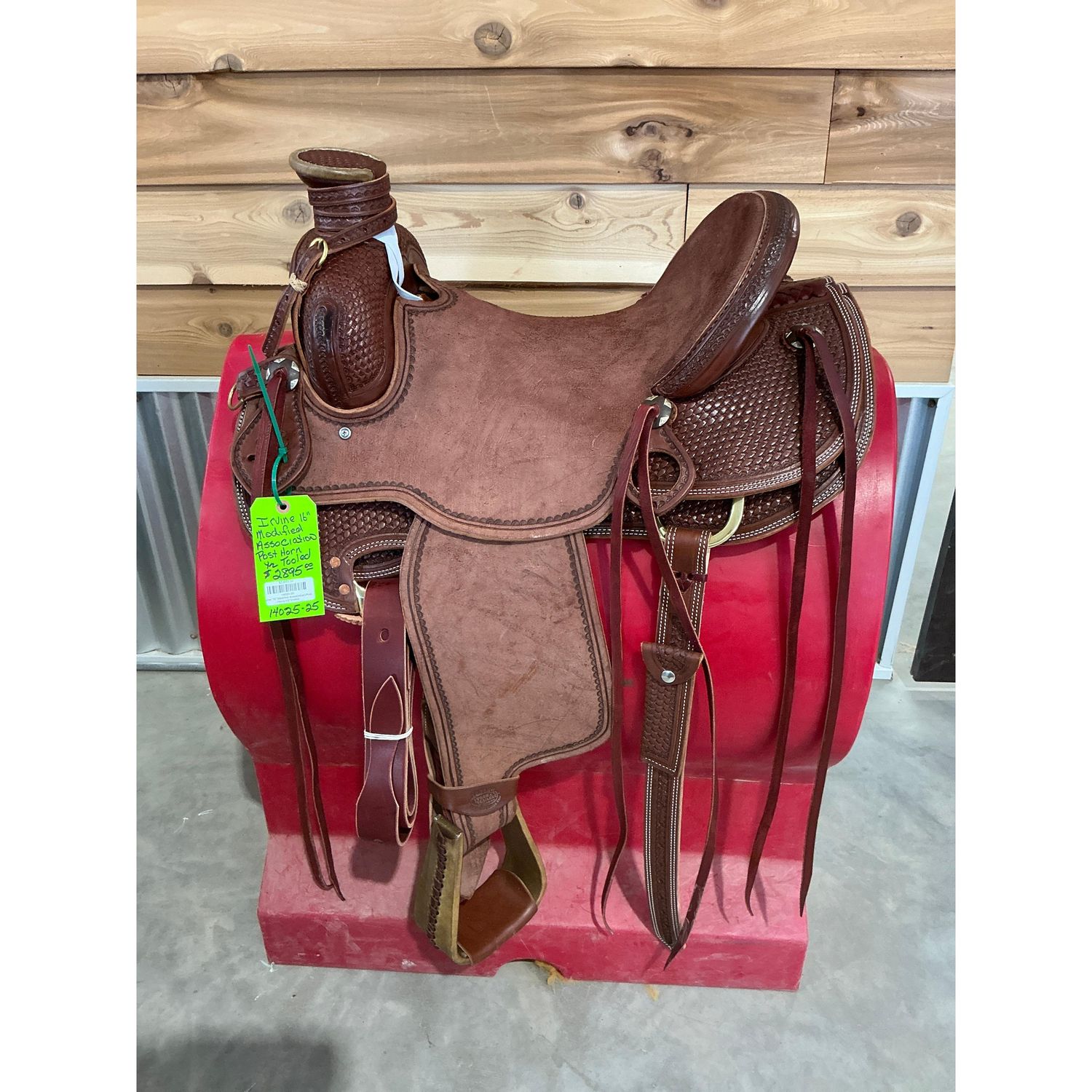 Irvine 16" Modifed Association-Post Horn-1/2 Tooled