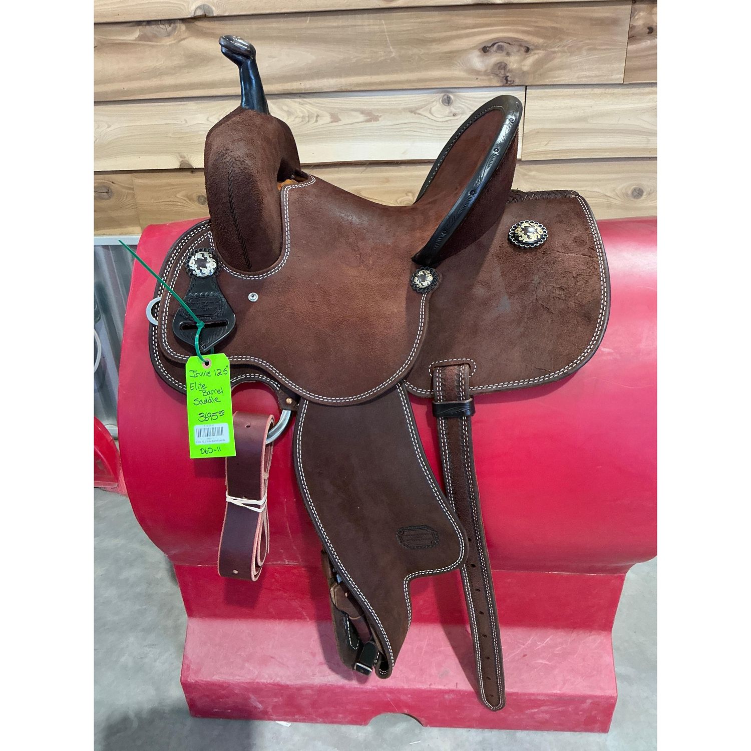 Irvine 12.5" Elite Barrel Saddle