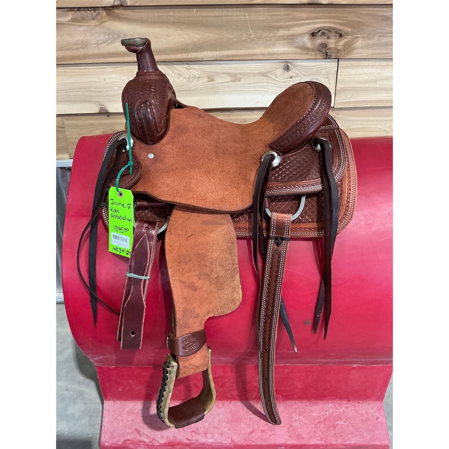 Irvine 12" Kids Association Ranch Saddle - 14034-24