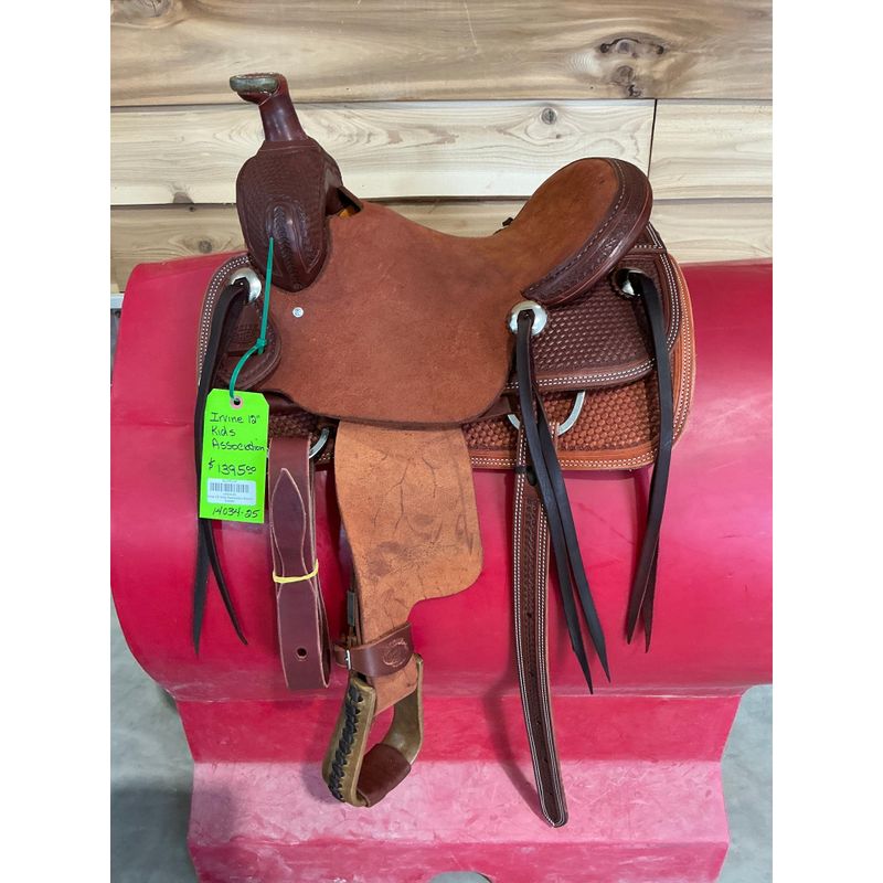Irvine 12" Kids Association Ranch Saddle - 14034-25