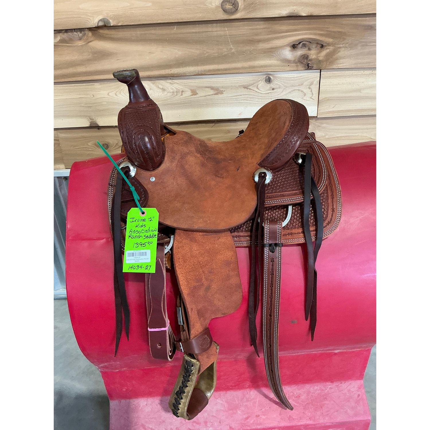 Irvine 12" Kids Association Ranch Saddle - 14034-27