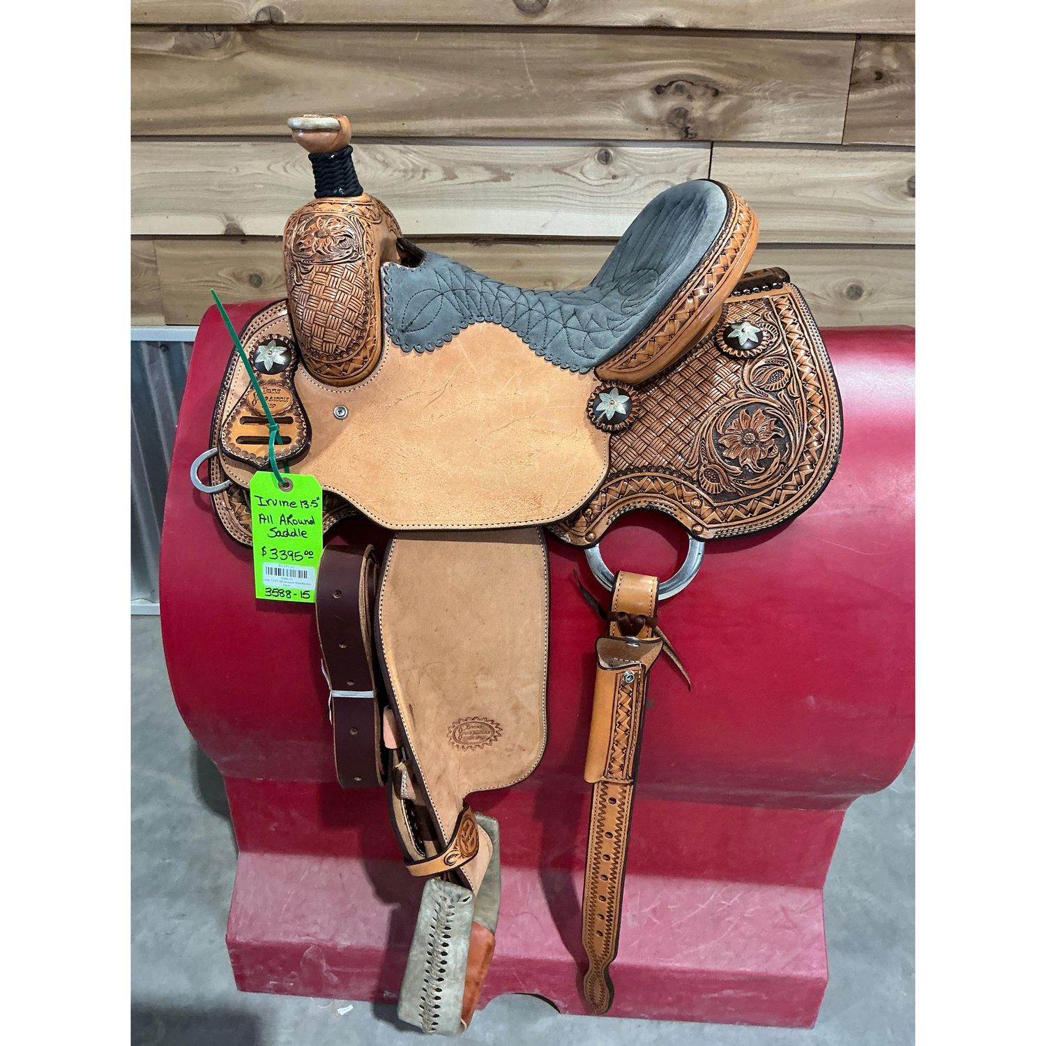 Irvine 13.5" All Around Saddle - Antique - 3588-15