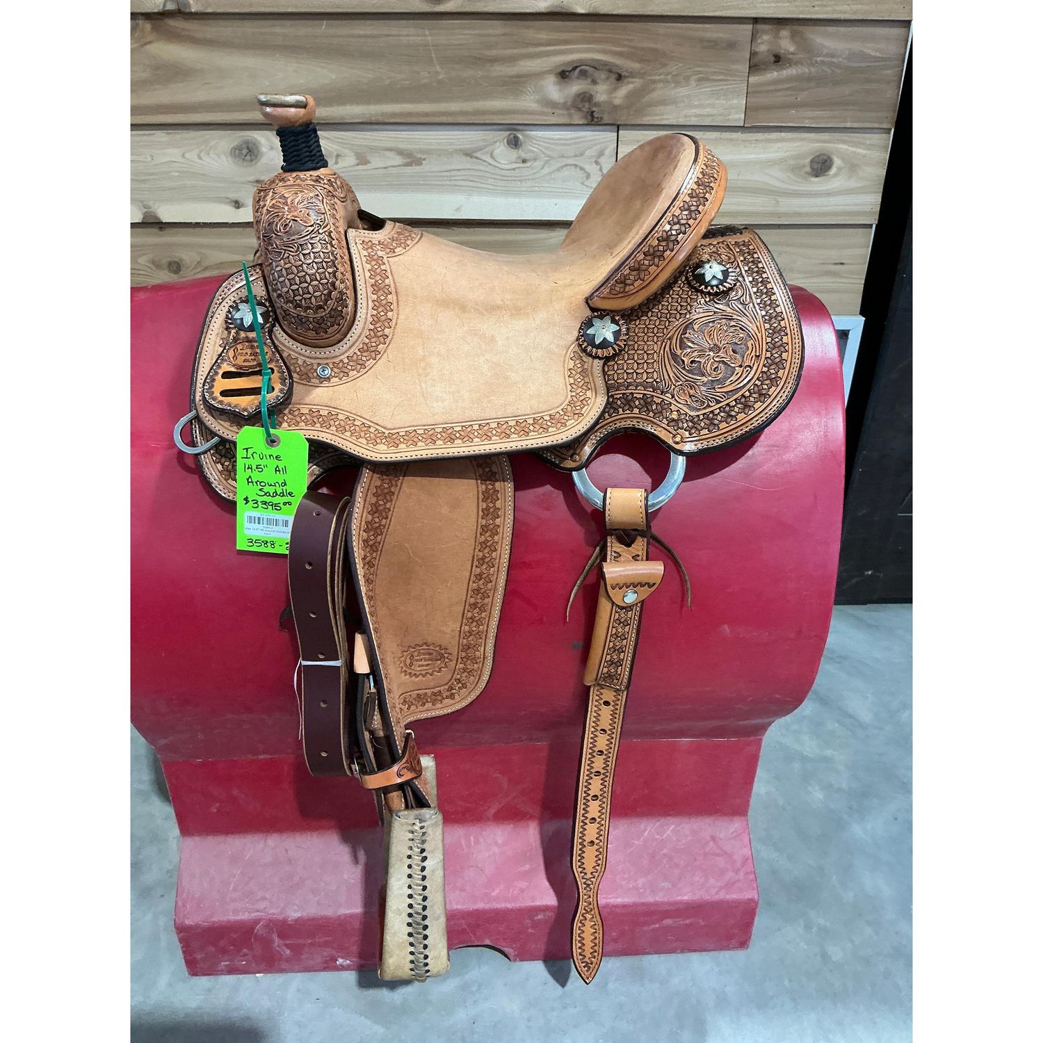 Irvine 14.5" All Around Saddle - Antique - 3588-2