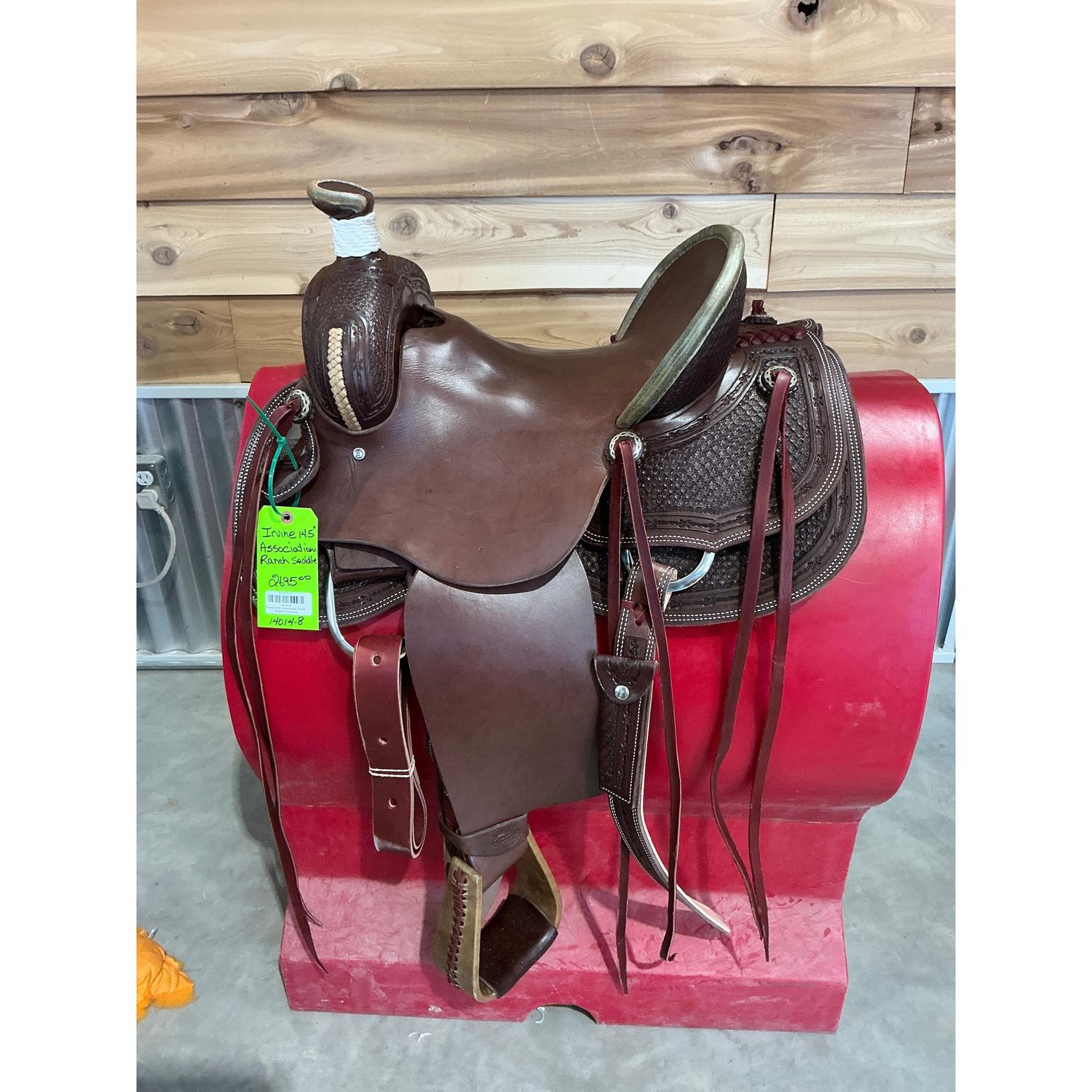Irvine 14.5" Association Ranch Saddle-Chocolate