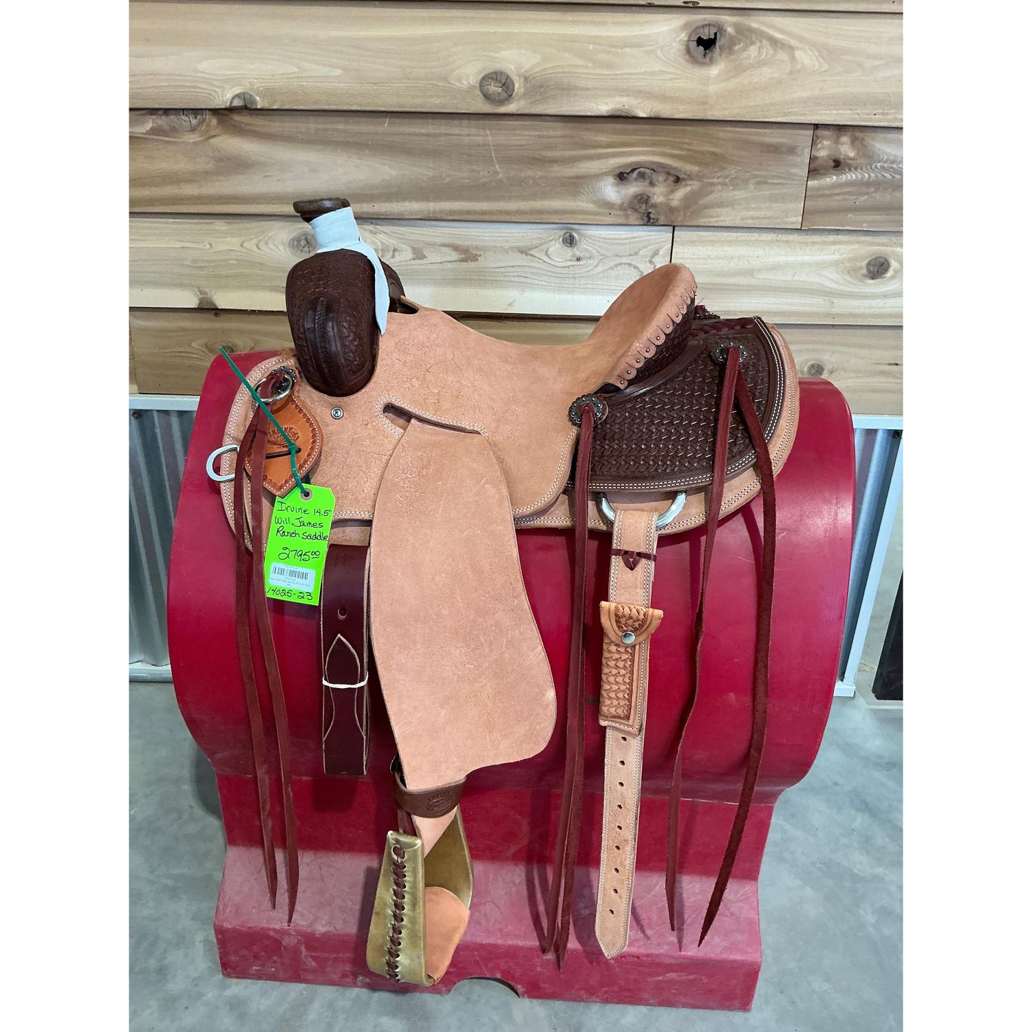 Irvine 14.5" Will James Ranch Saddle - 14025-23
