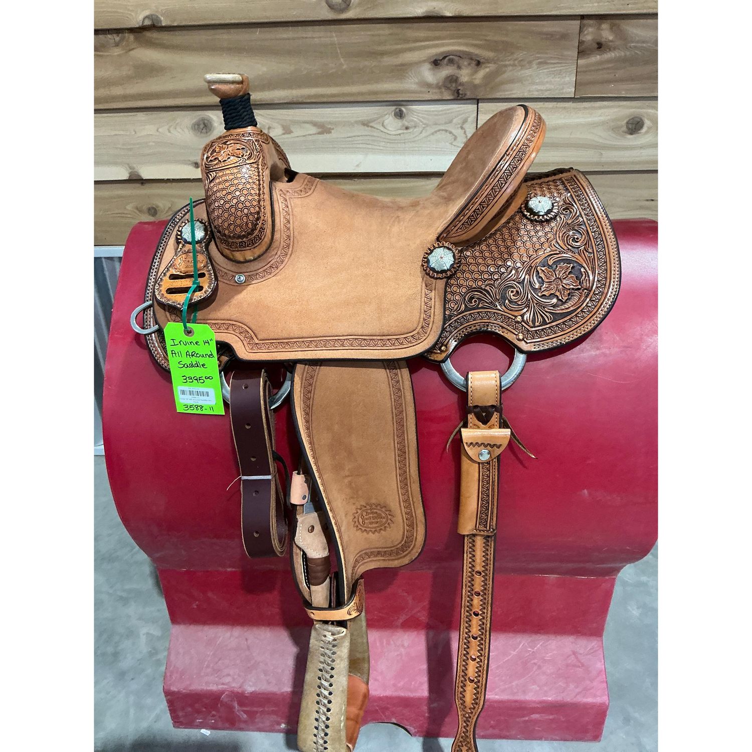 Irvine 14" All Around Saddle - Antique - 3588-11