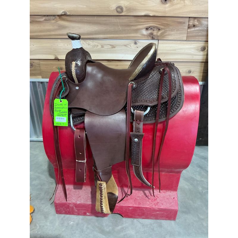 Irvine 14" Association Ranch Saddle-Chocolate