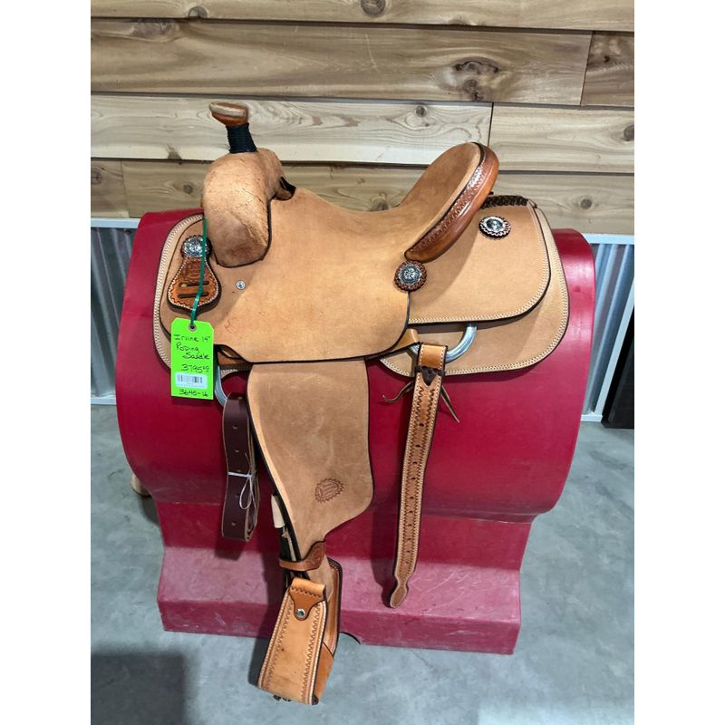 Irvine 14" Roping Saddle-Full R/O