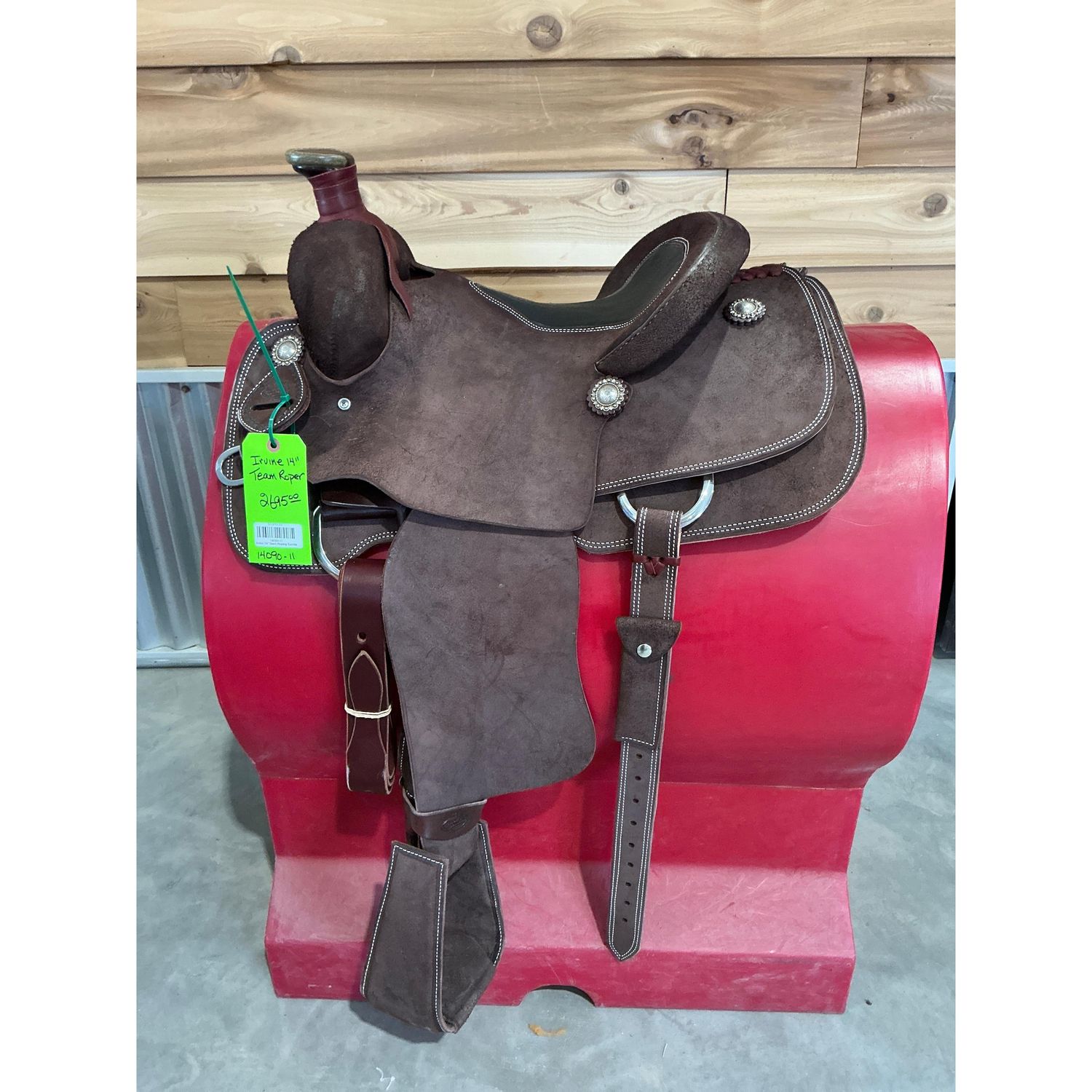 Irvine 14" Team Roping Saddle - 14090-11