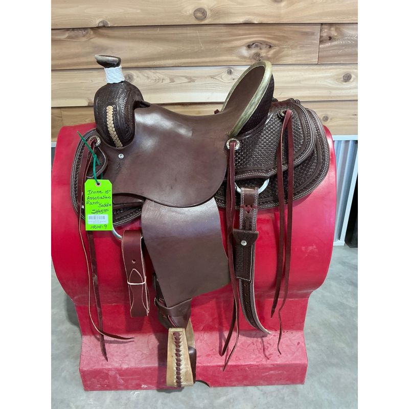 Irvine 15" Association Ranch Saddle-Chocolate