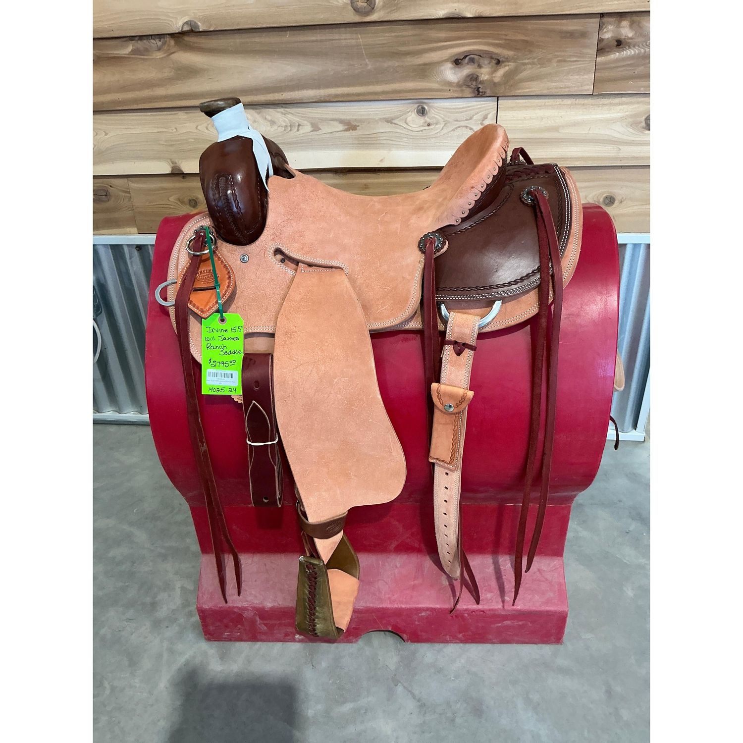 Irvine 15.5" Will James Ranch Saddle - 14025-24