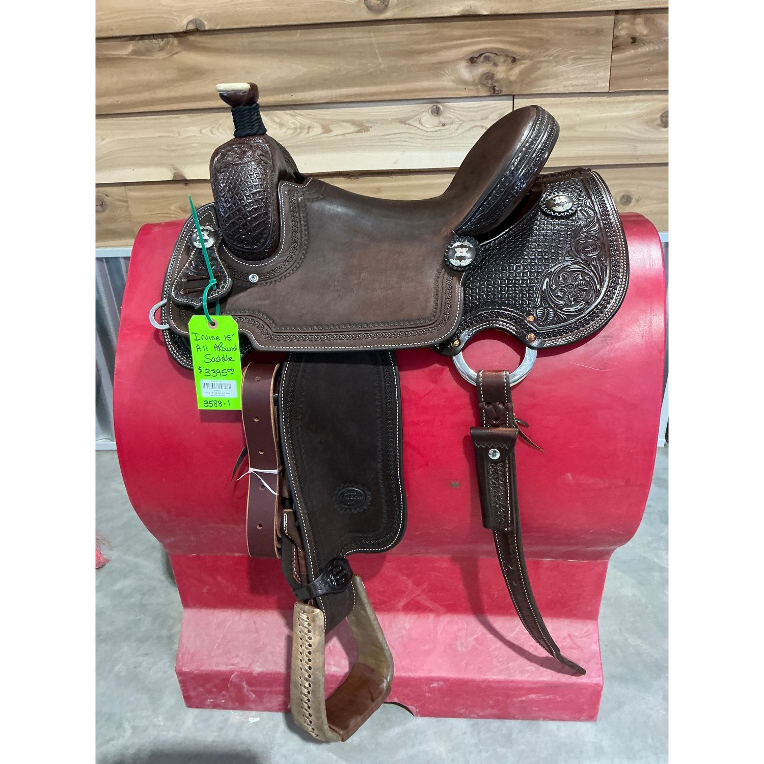 Irvine 15" All Around Saddle-Chocolate