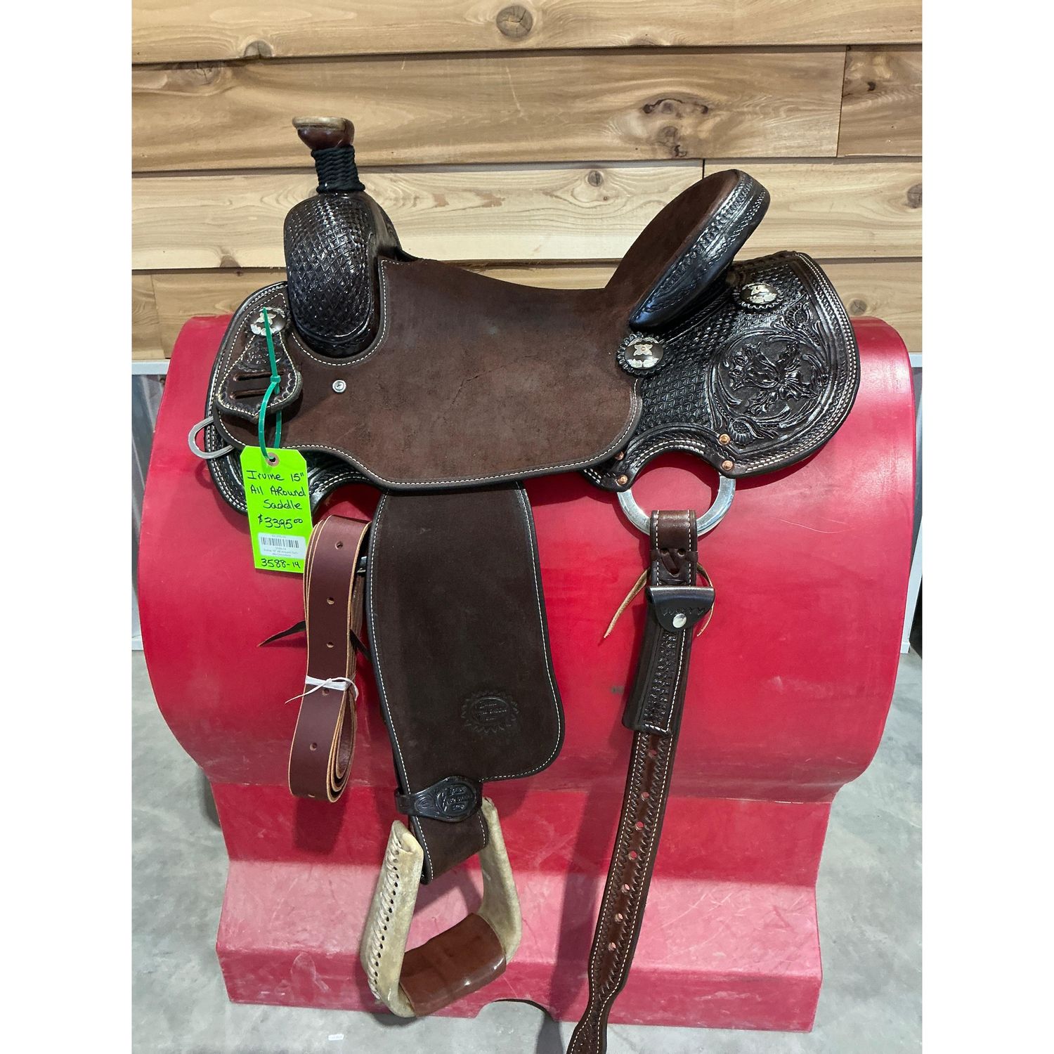 Irvine 15" All Around Saddle - Chocolate