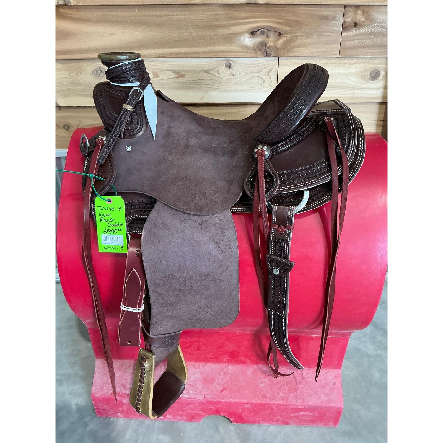 Irvine 15" Wade Ranch Saddle - 14034-15