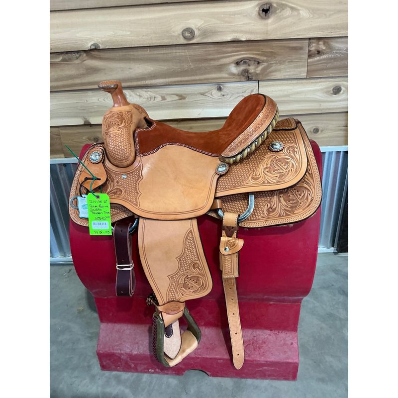 Irvine 16" Team Roping Saddle - Bowen Tree - 4412-185