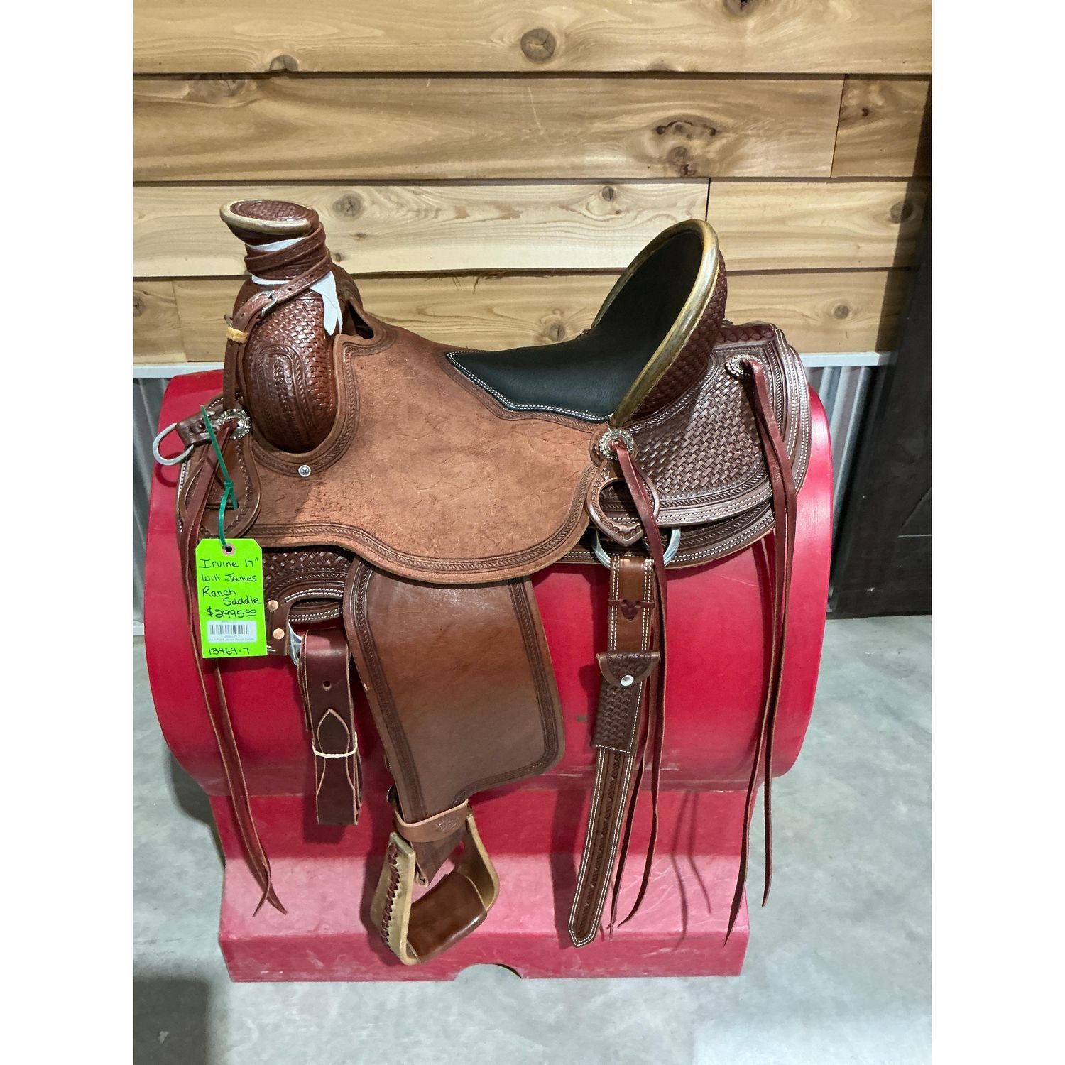 Irvine 17" Will James Ranch Saddle