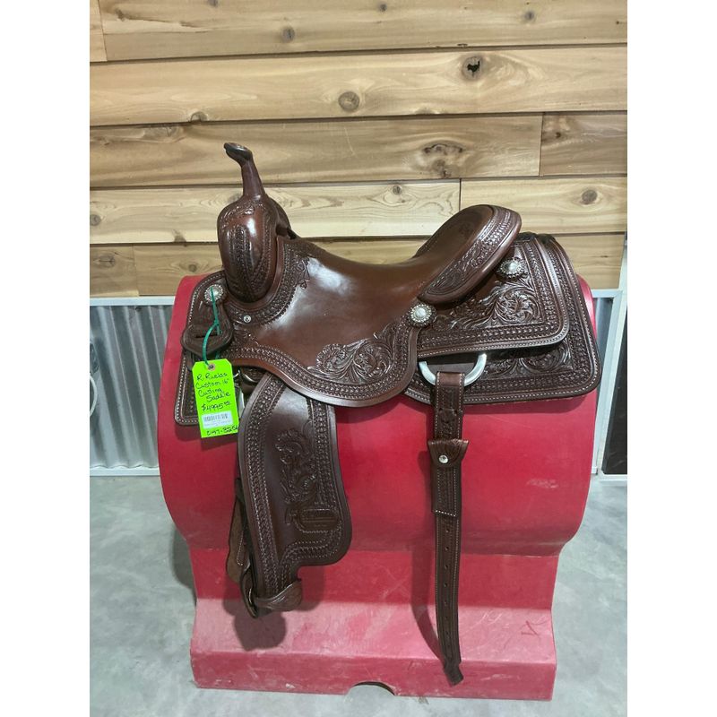 R. Ruelas Custom 16" Cutting Saddle - 0147-3256
