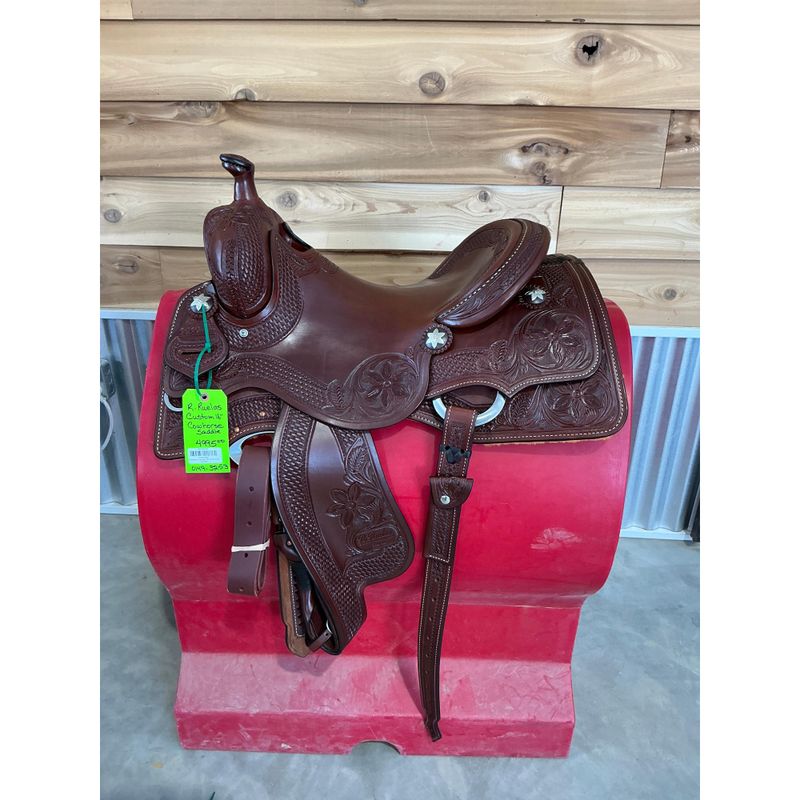 R.Ruelas Custom 16" Cowhorse Saddle - 0149-3253