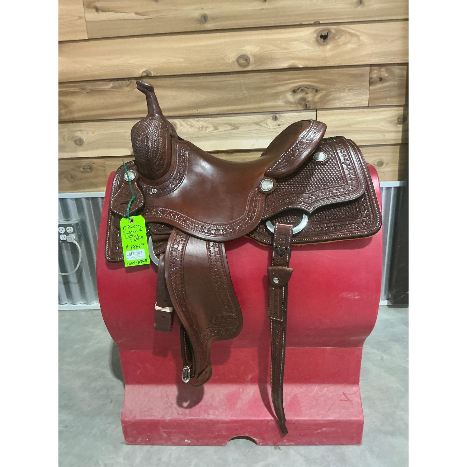 R. Ruelas Custom 16" Cutting Saddle - 0145-2823
