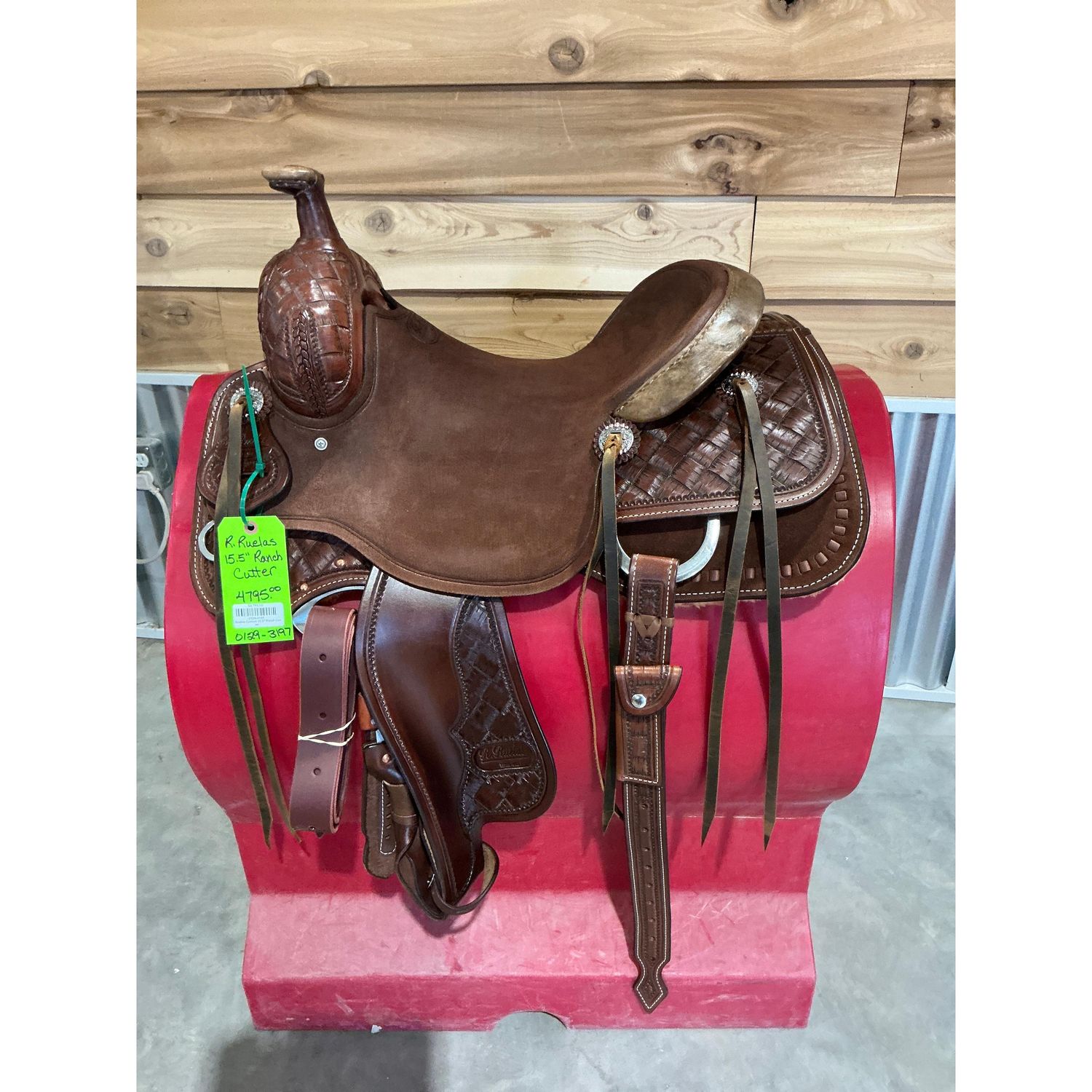 R. Ruelas Custom 15.5" Ranch Cutter - 0129-3197