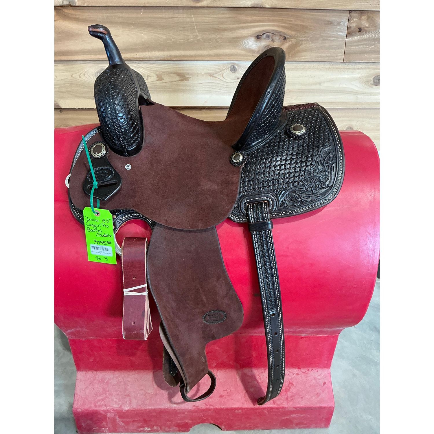 Irvine Cowgirl Pro 13.5" Barrel Saddle - 46-3