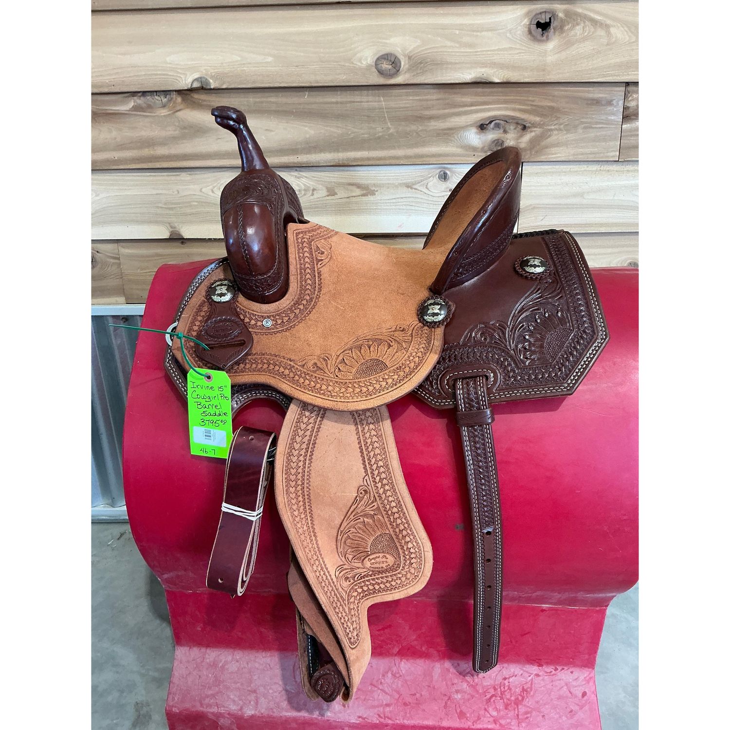 Irvine Cowgirl Pro 14.5" Barrel Saddle - 46-7