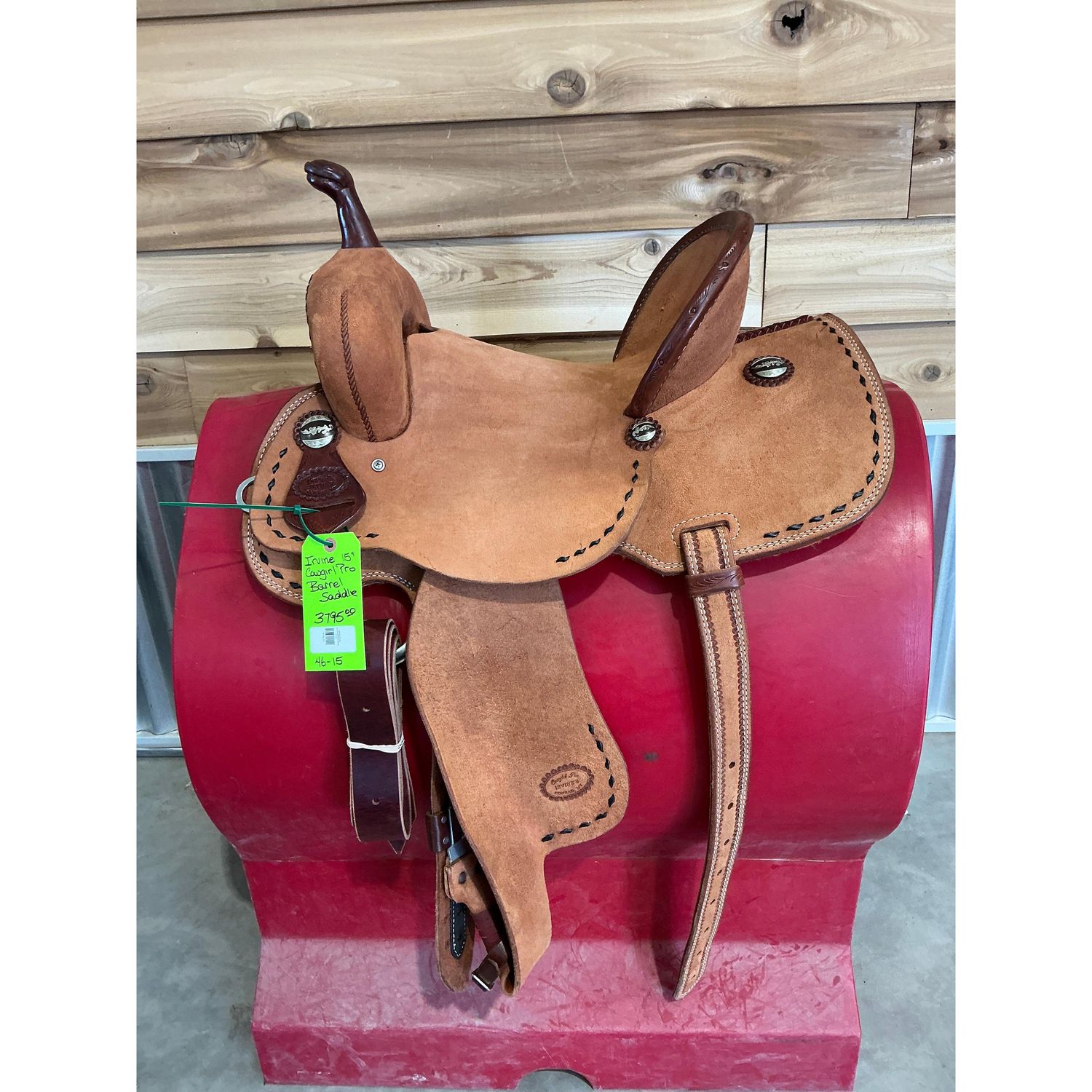 Irvine Cowgirl Pro 15" Barrel Saddle - 46-15