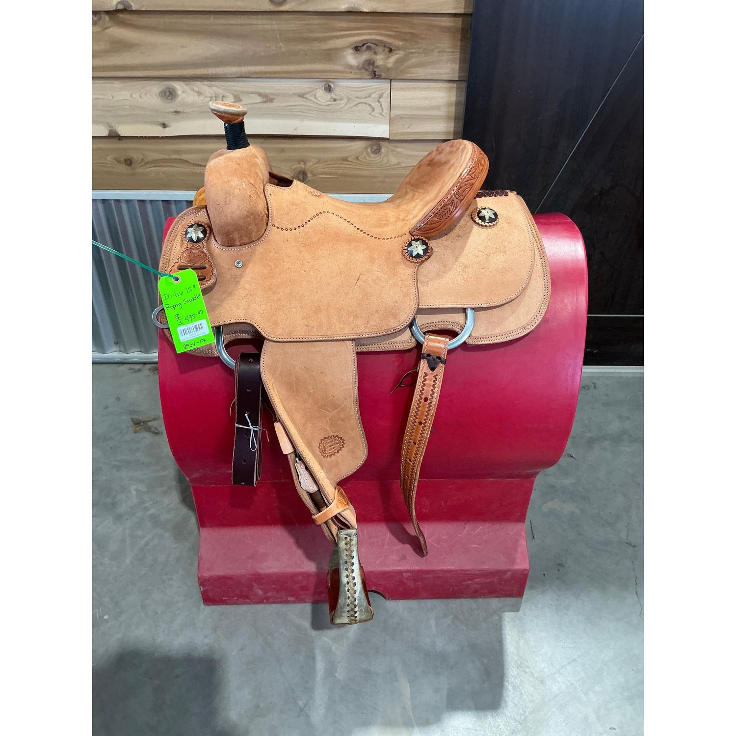 Irvine 15" Roping Saddle -R/O