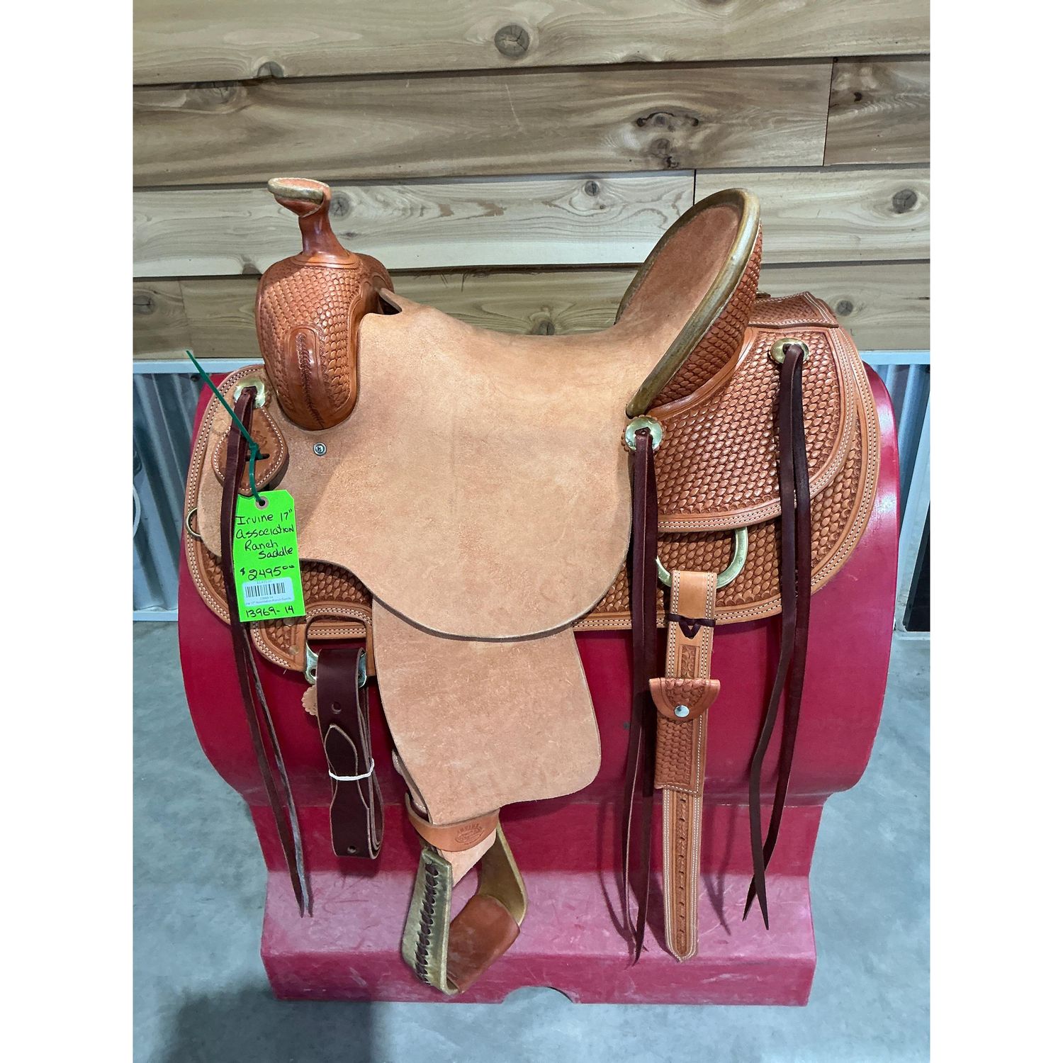 Irvine 17" Association Ranch Saddle - 13969-14