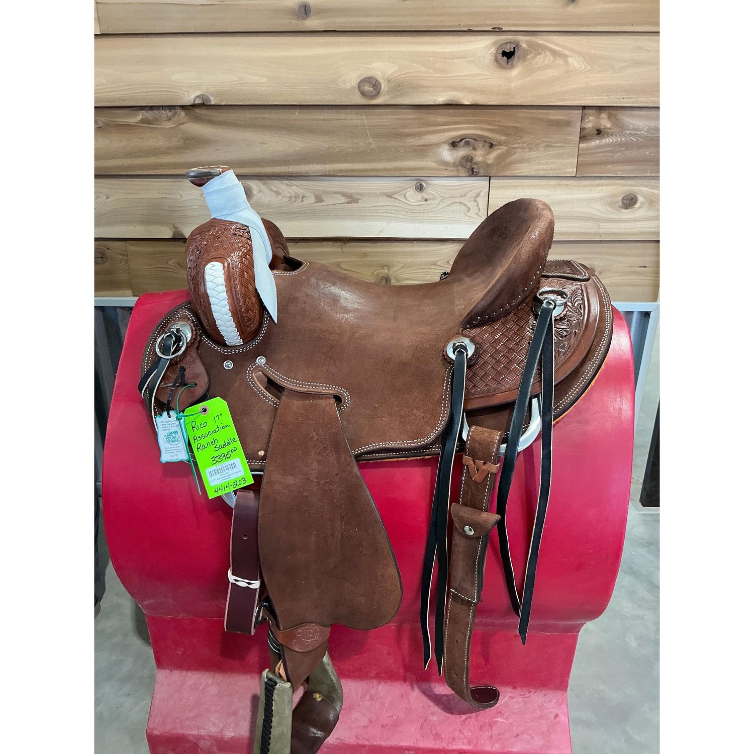 Rico 17" Association Ranch Saddle - Chocolate