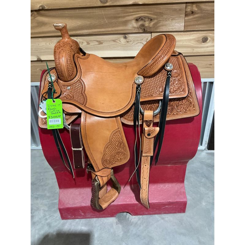 Irvine 17" Ranch Cutting Saddle - 4400-131