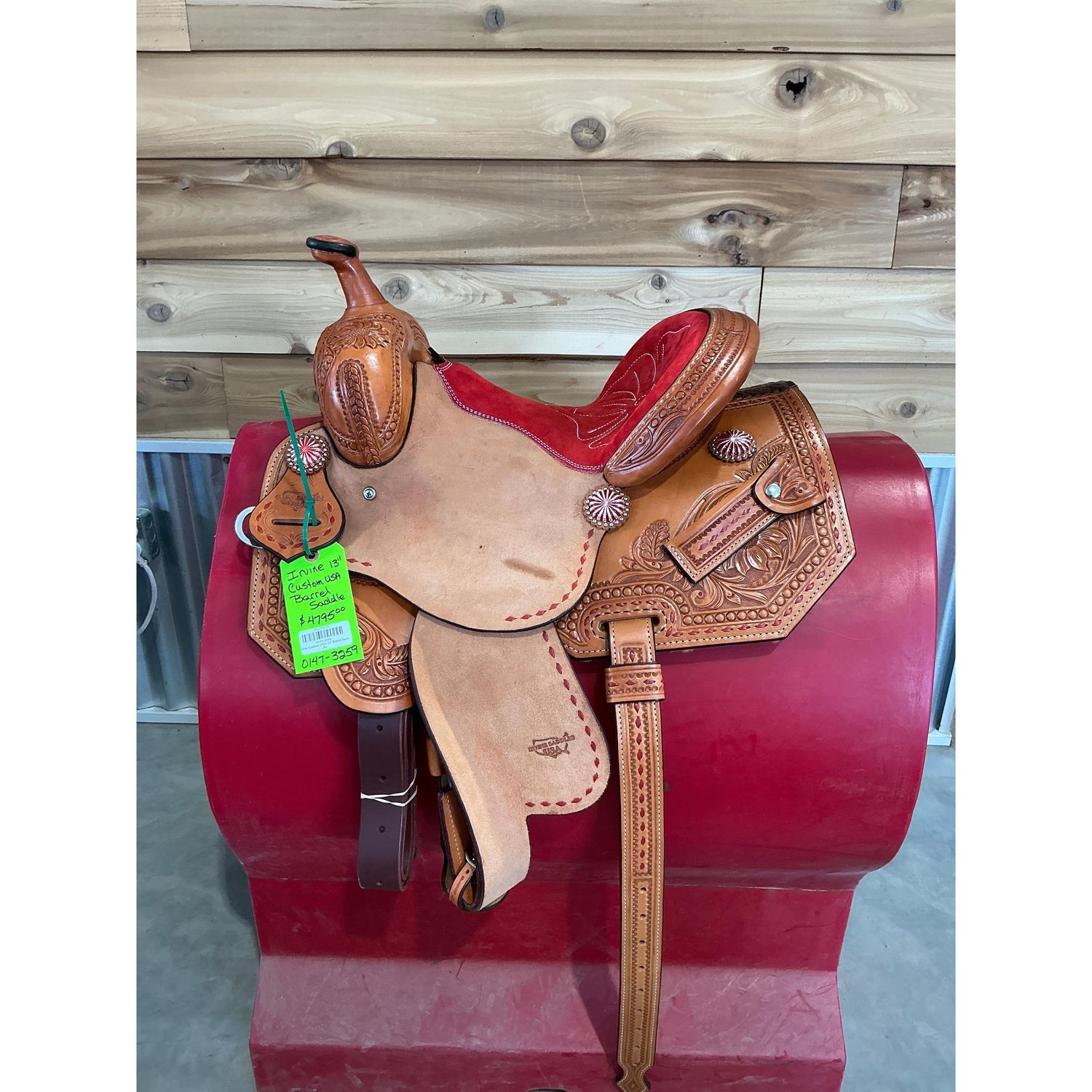 Irvine Custom USA 13" Barrel Saddle - 0147-3259