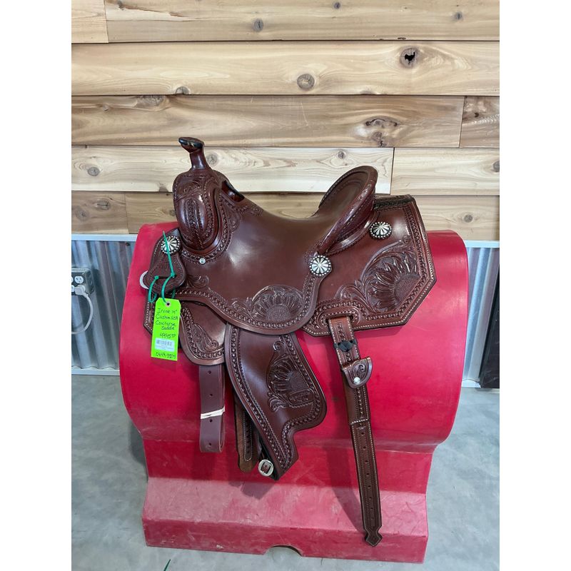 Irvine Custom USA 14" Cowhorse Saddle - 0149-3274