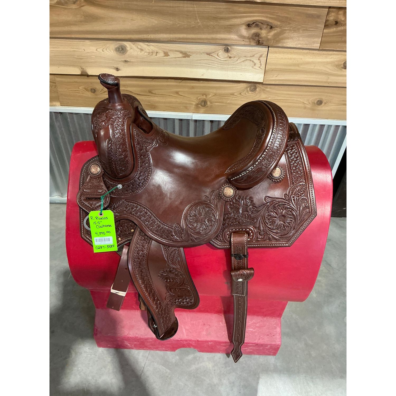 R. Ruelas 15.5" Cowhorse Saddle - 0287-3384