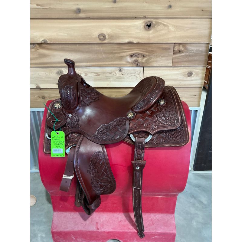 Irvine Custom 16" Cowhorse Saddle - 0125-3119
