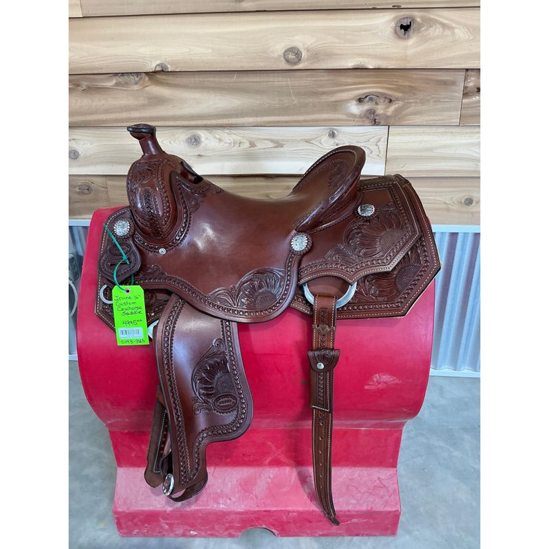 Irvine Custom 16" Cowhorse Saddle - 0143-3166