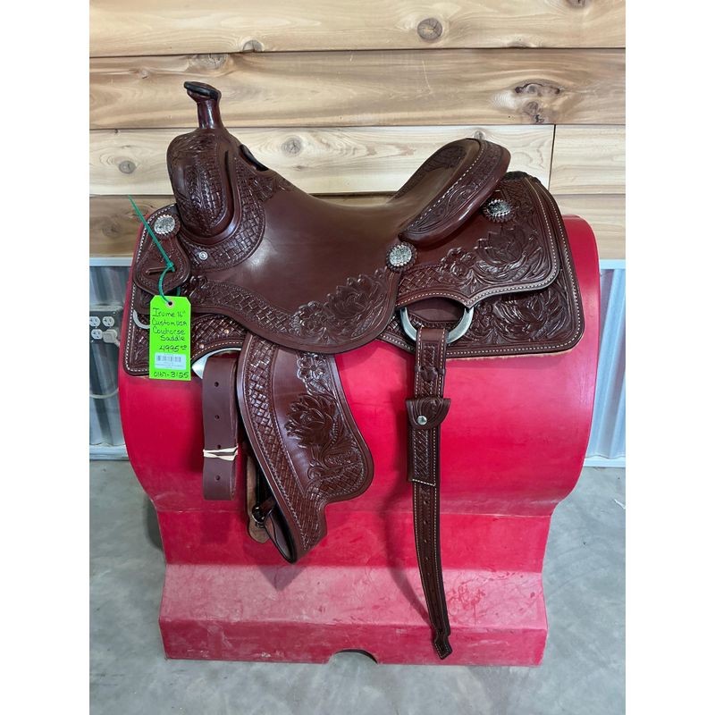 Irvine Custom USA 16" Cowhorse Saddle - 0167-3125