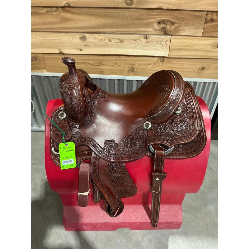 R. Ruelas 16" Cowhorse Saddle - 0287-3381