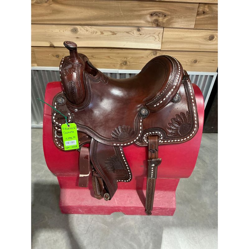 R. Ruelas 16" Cowhorse Saddle - 0291-3358
