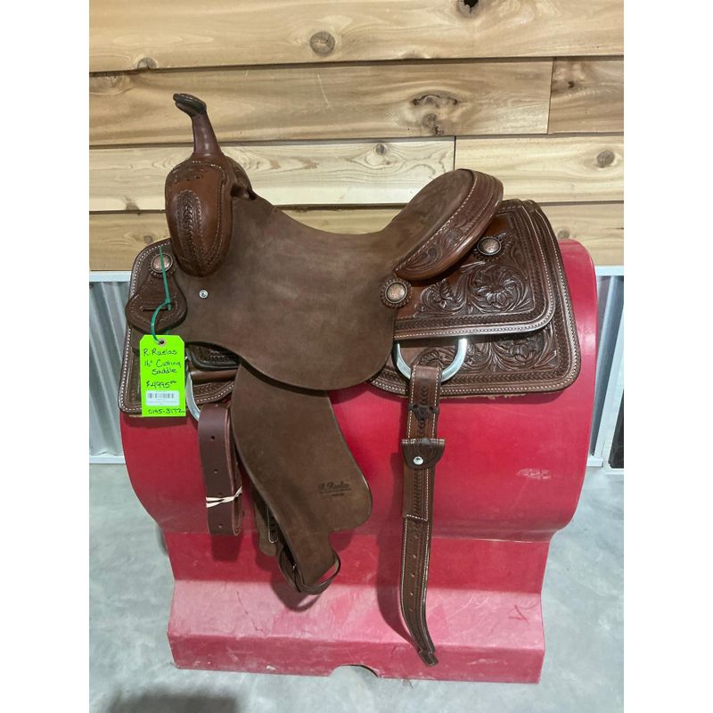 R. Ruelas Custom 16" Cutting Saddle - 0145-3172