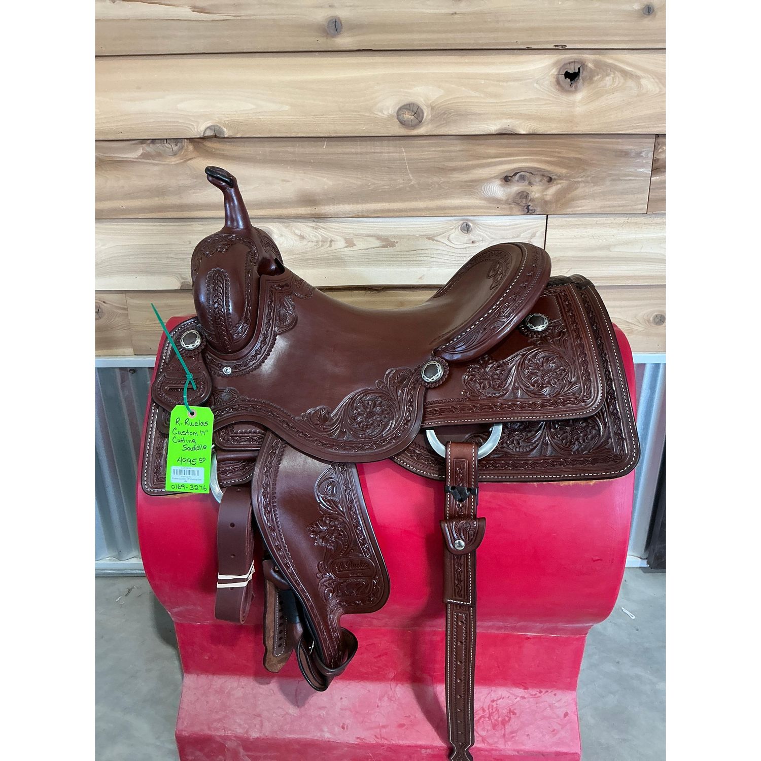 R. Ruelas Custom 17" Cutting Saddle - 0169-3276