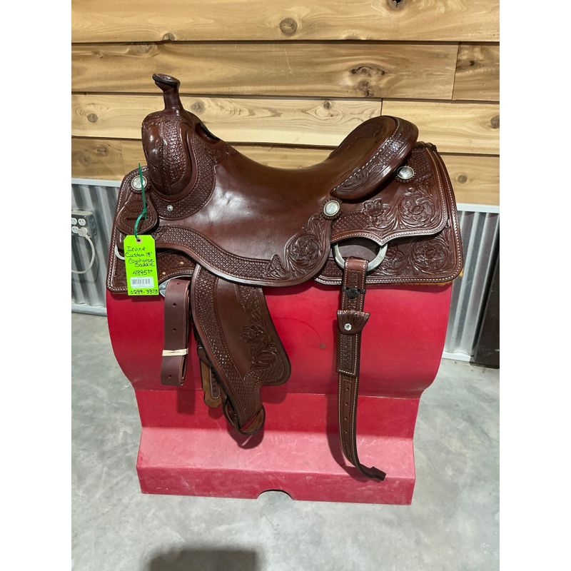 Irvine Custom 18" Cowhorse Saddle - 0289-3373
