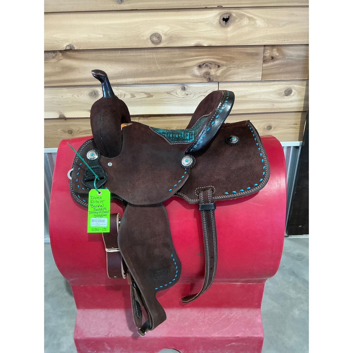 Irvine Elite 14" Barrel Saddle-Gator Inlay Seat