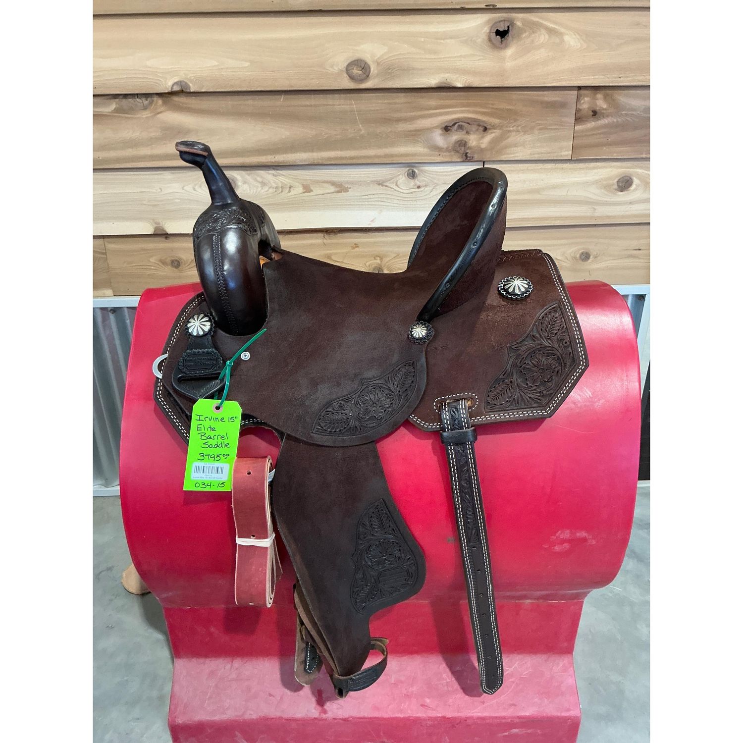 Irvine Elite 15" Barrel Saddle - 034-15