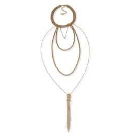 Lainey Wilson Gold Choker with Chains Necklace