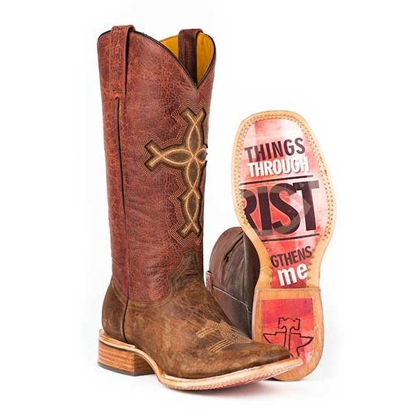 Tin Haul Women's I Believe Wide Square With Obvious Sole- Brown