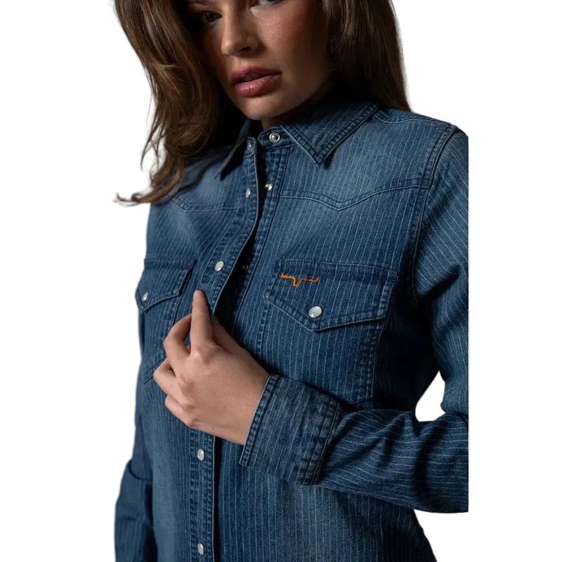 Kimes Ranch Women's Jordi Long Sleeve Button Down Shirt Dress - Multiple Colours