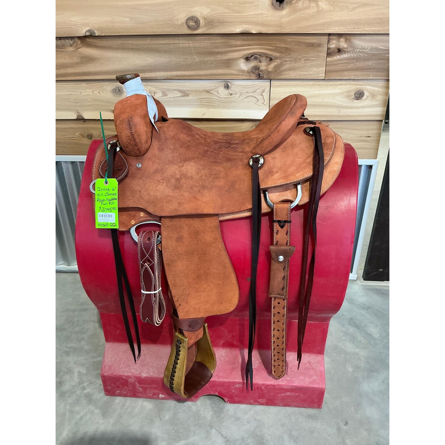 Irvine 16" Will James Ranch Saddle-Full R/O