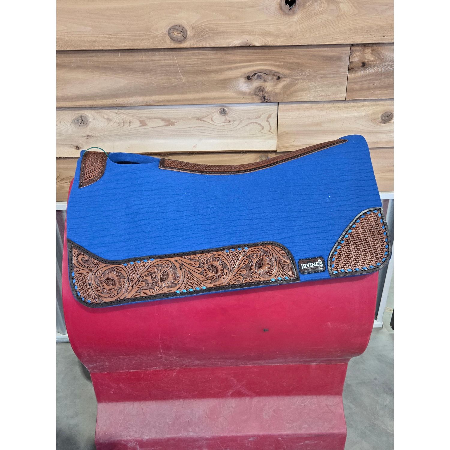 Irvine Compressed Wool Saddle Pad - Tooled Wear Leathers