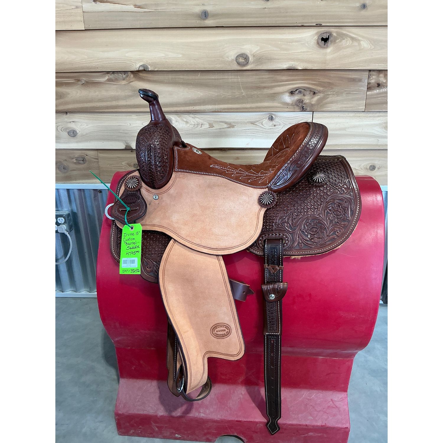 Irvine Custom 15" Barrel Saddle - 0147-3252